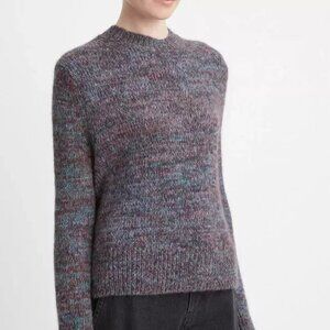VINCE Marled Crew Neck Sweater Women Size L Chest 38.5" NWT $395